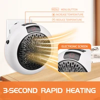Home Plug In Cordless Space Heater Portable Electric Air Heater 2S Fast Heating Warm Fan Desktop for Winter Household Bathroom 2