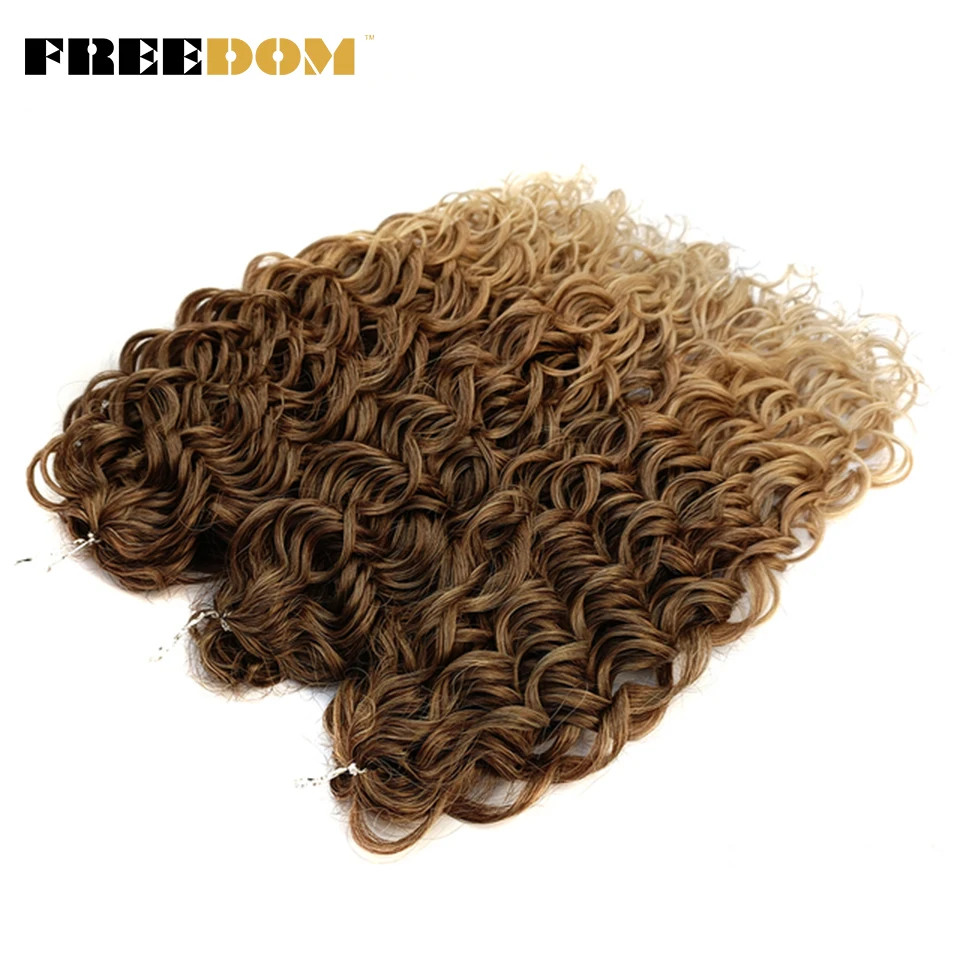 Synthetisches Haar für Tiefe Wellen und Twist-Crochet-Zöpfe, Omber Lockiges Haar, Hochtemperaturfaser für Flechtfrisuren und Haarverlängerungen – Detail 13