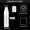 10 Pack Refillable Acrylic Paint Markers 15mm Empty Acrylic Markers Clear White Paint Marker Pens for Rock Painting Wood 6