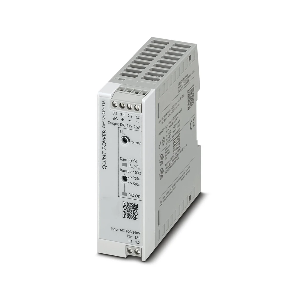 2904598 For Phoenix Power Supply QUINT4-PS/1AC/24DC/2.5/SC 5 2904598 For Phoenix Power Supply QUINT4-PS/1AC/24DC/2.5/SC - Image 3