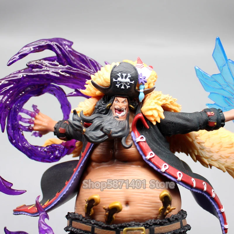 22cm ONE PIECE Figures Marshall·D·Teach Action Figures One Piece Blackbeard Anime PVC Collection Model Toys Ornamen Doll Gifts