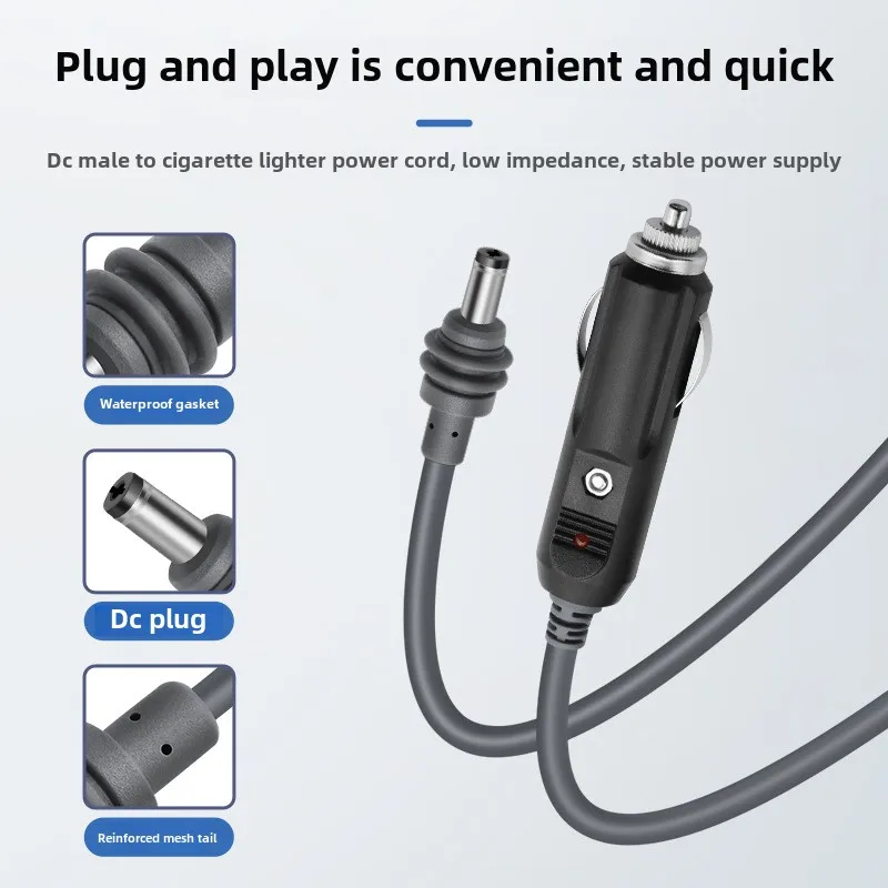 For Starlink Mini DC Power Cable Direct To Cigaretter 12V Adapter Power Cable 2M/3M For Starlink Mini Waterproof power cable power adapter