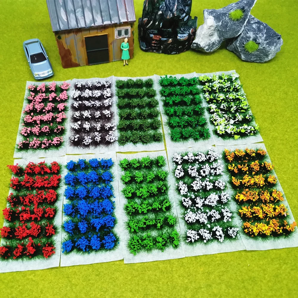 A box1:35 flower Static Grass clusters vegetation scene model material simulation grass petals DIY production Wargaming Terrain 5