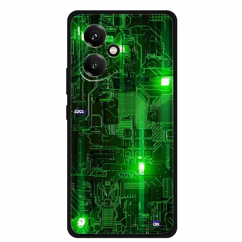 Sleek Shockproof Black Silicone Phone Case