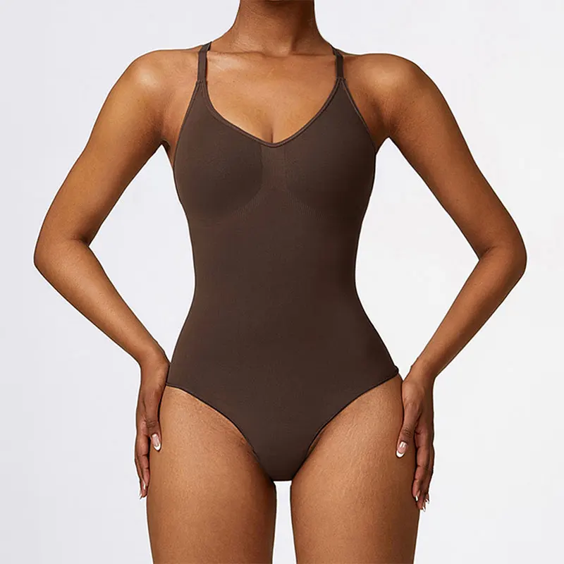

New Seamless Women's One Piece Sexy Yoga Set Yoga Jumpsuits Workout Rompers Sportswear Gym Set Push Up Workout Clothes for Women