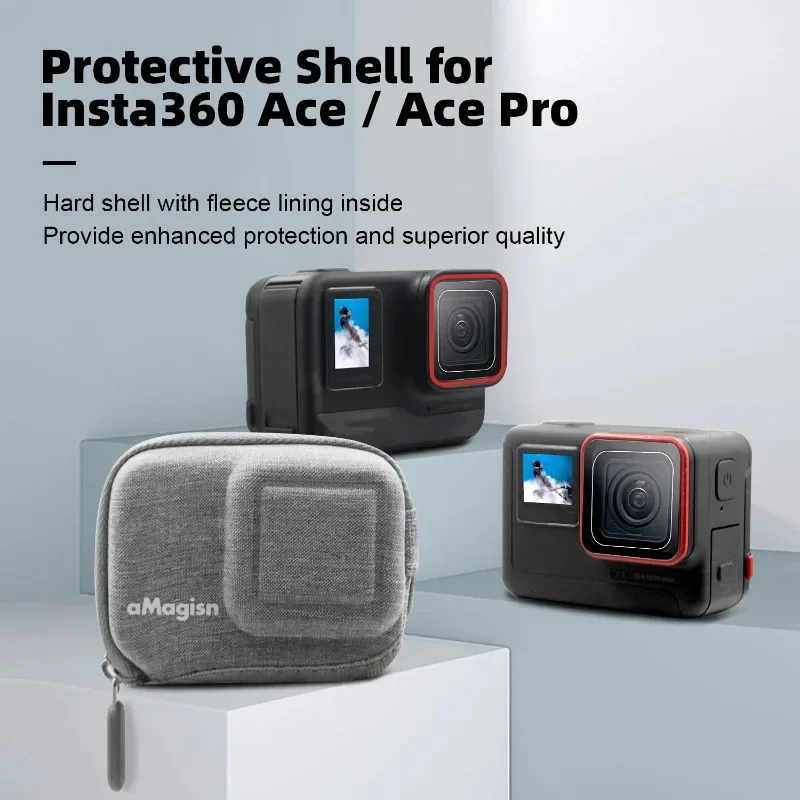 

1pcs aMagisn Body Bag Mini Organizer Protective shell Sports Camera Accessories for Insta360 Ace/AcePro
