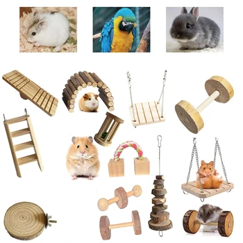 Wooden Hamster Chew Toys Set 1