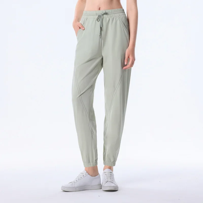 Spring Autumn Women's Casual Fitness Yoga Pants Loose Running Trousers Outdoor Wear Summer Cycling Fitness Suit Long Pants