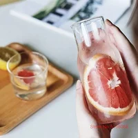 Japanese Style Water Jug And Cup Set High Borosilicate Glass Cold Kettle With Lid Fruit Tea Milk Decanter Cocktail Coffee Pot 6
