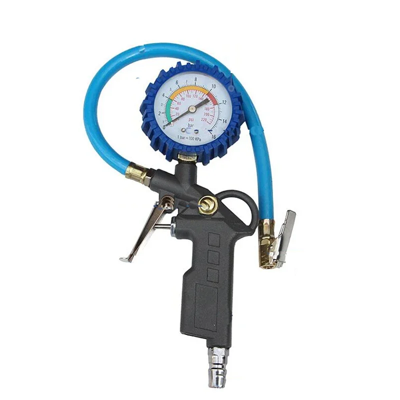 Car Tyre Air Pressure Gauge Tire Inflator Pneumatic Tool 0-220psi LCD Display