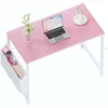 32 Inch Computer Desk for Small Spaces with Storage Bag, Home Office Work Desk with Headphone Hook, Small Offic 1