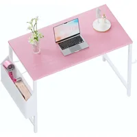 32 Inch Computer Desk for Small Spaces with Storage Bag, Home Office Work Desk with Headphone Hook, Small Offic 1
