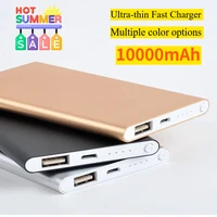 Power Bank 10000mAh Portable Charger Power Bank Ultra-thin Fast Charger External Backup Battery for IPhone Xiaomi Mobile Phone 1