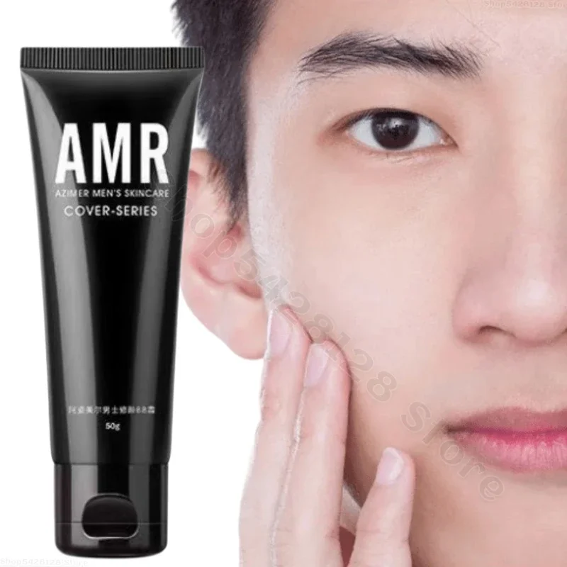 AMR Men's No-Makeup Cream Refreshing Cream Concealer Modify Skin Isolate Acne Marks Brightening No-Makeup 50g