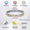 95068-06ee83.jpg Vnox – Bracelets à maillons épais pour hommes, bracelet à maillons fait à la main en acier inoxydable de 11mm, cadeau Punk doux pour lui