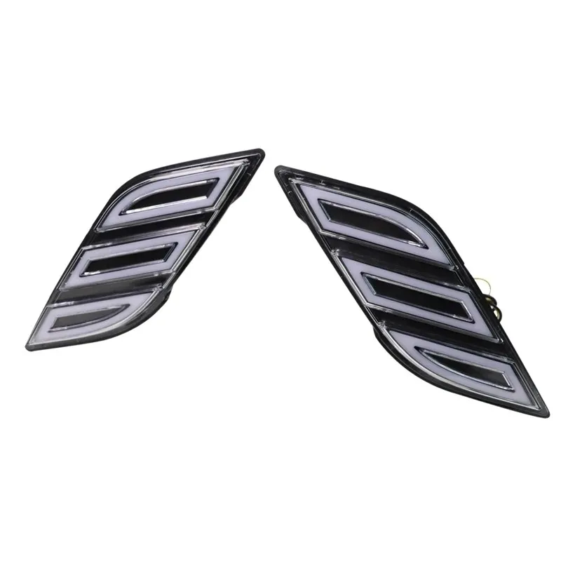 

2PCS Car Fender Light For Ford Raptor F150 2016 2017 2018 2019 LED Daytime Running Light Turn Signal Lamp DRL Side Bulb