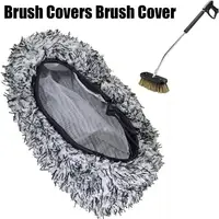Replacement Cloth Cover for Car Long Handle  Brush Head Car Wash Brush Plush Mop Brush Cover 1pc Car Cleaning Car Accessories 2