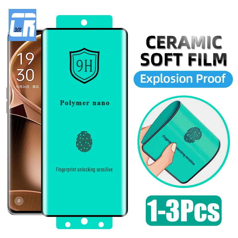 

Explosion-proof Ceramic Soft Film For OPPO Find X6 X5 X3 X2 Pro Screen Protector for OPPO Reno 9 Pro Plus 6 8T 5G Film Not Glass