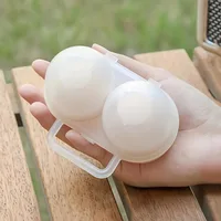 Outdoor portable egg box, anti drop egg storage box, shockproof travel camping anti shatter egg tray, household plastic box 1