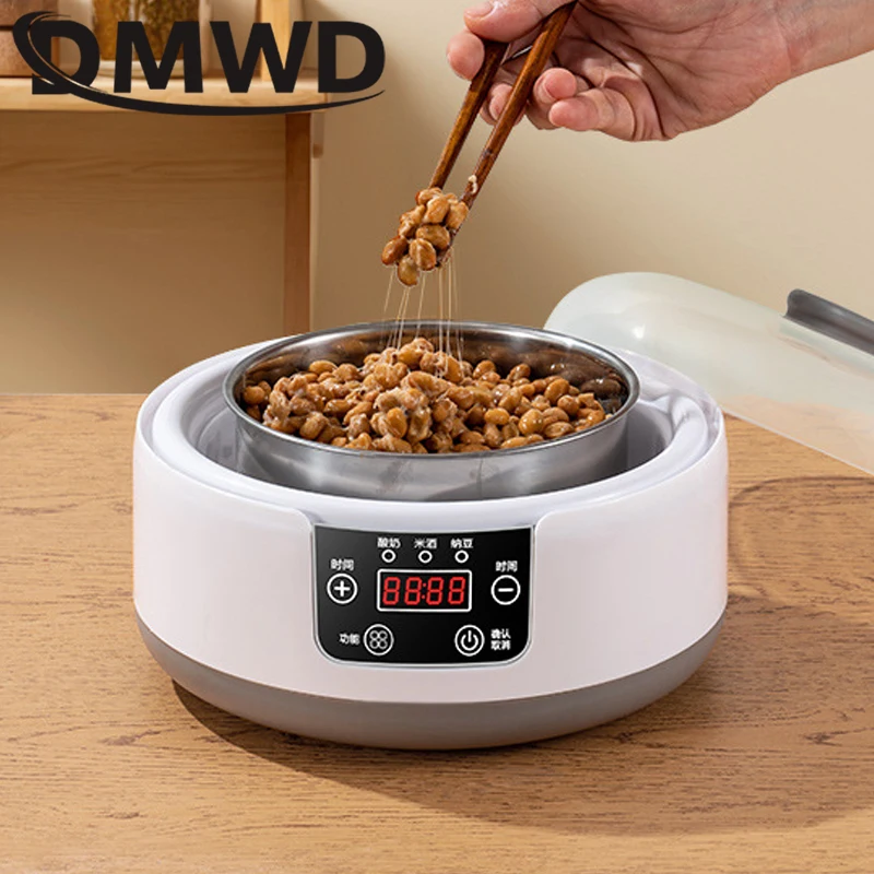 DMWD 110V/220V Multifunctional Yogurt Maker Automatic Leben Enzyme Fermentation Machine DIY Yogurt  Natto Rice Wine Ferment Tool 3