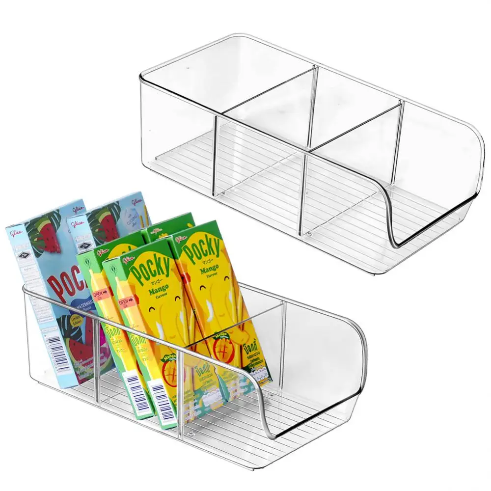 Food Storage Organization For PET Refrigerator Containers Pantry Organizer Transparent  Storage Box Kitchen Storage Spice Pouches