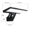 Solar Security Lights Solar Flood Lights Outdoor Waterproof with Motion Sensor 4 Modes 90 LEDs Wall Lights for Porch Yard Garden 2