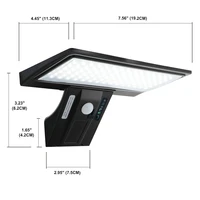 Solar Security Lights Solar Flood Lights Outdoor Waterproof with Motion Sensor 4 Modes 90 LEDs Wall Lights for Porch Yard Garden 2