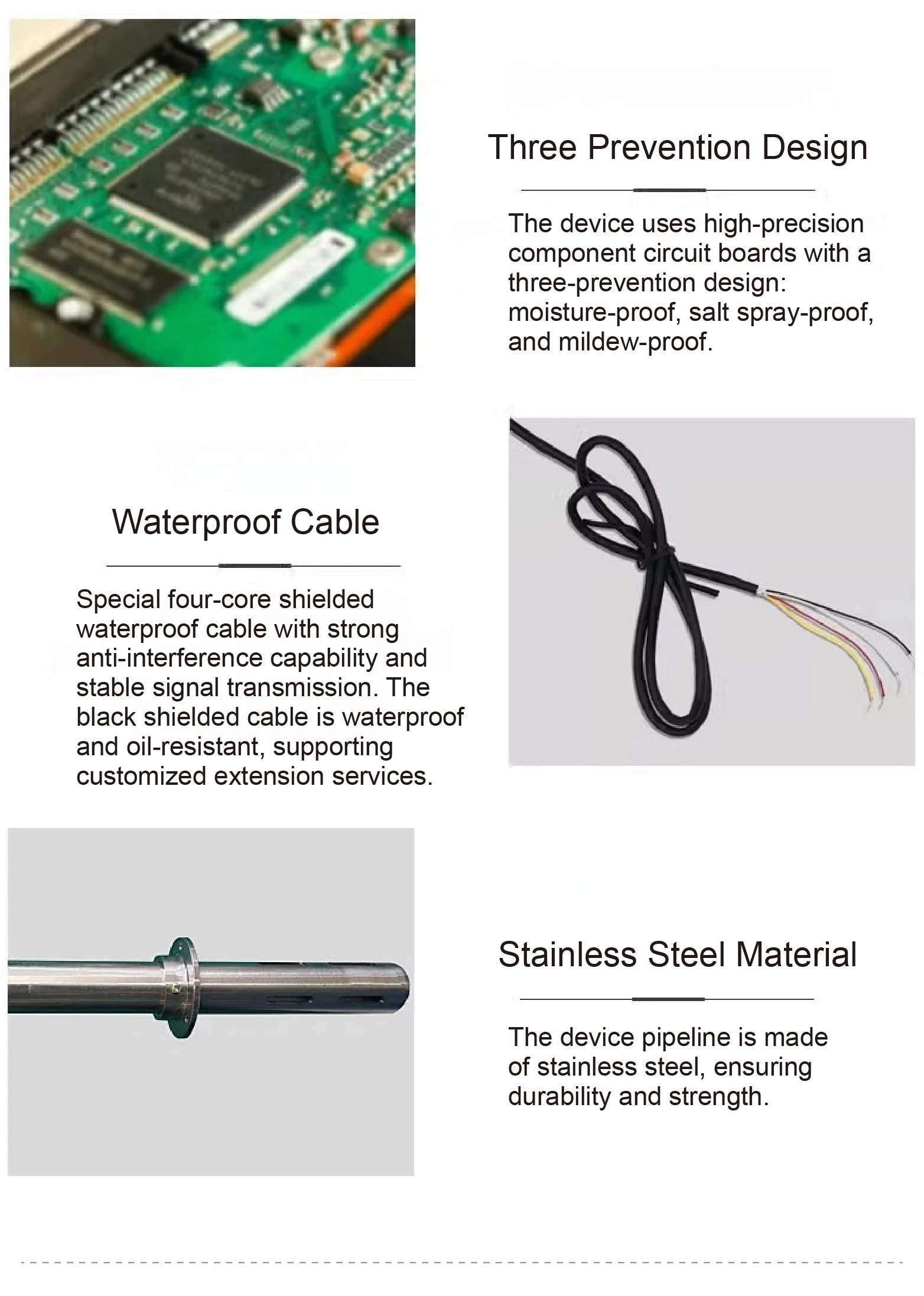 Duct CO2 Sensor RS485 4‑20mA 0‑5V 0‑10V IP65 Industrial Pipeline CO₂ Transmitter