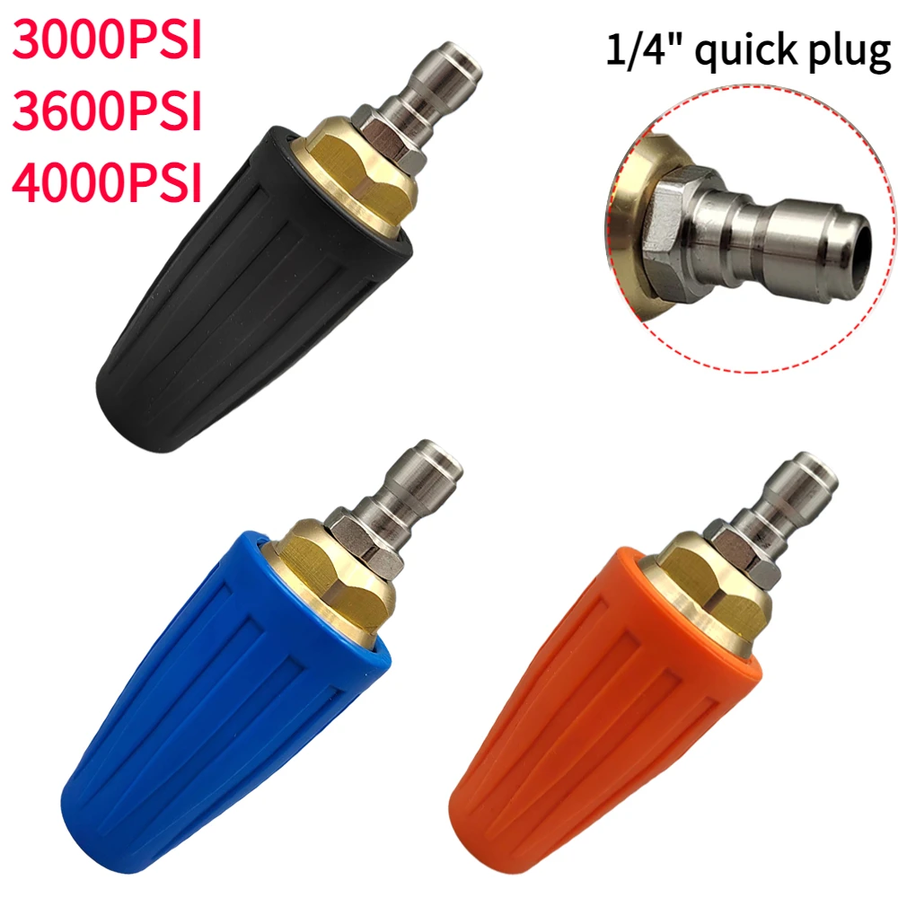 PressureWasherTipsTurboNozzle360RotatingSprayTurboNozzle