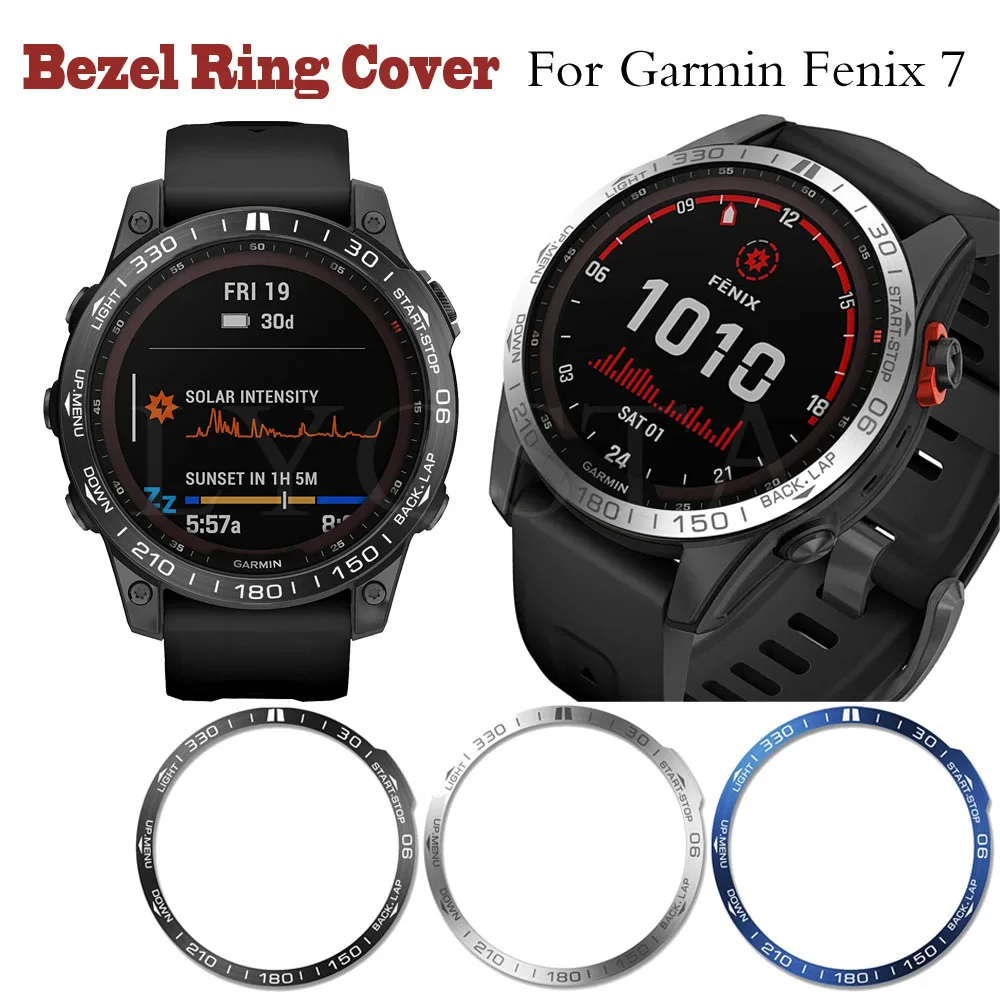 snorkel Zoo om natten barbermaskine For Garmin Fenix 7 5x 5 Plus 6x 6 Pro Stainless Steel Cover Anti-scratch  Collision Outer Edge Bezel Dial Scale Protection Ring - Smart Accessories -  AliExpress