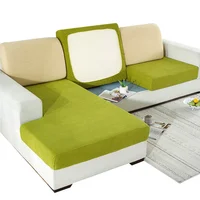 Jacquard Sofa Seat Cushion Cover Elastic Removable Sofa Cover Furniture Protector L Shape Armchair Single Sofa Slipcovers 1