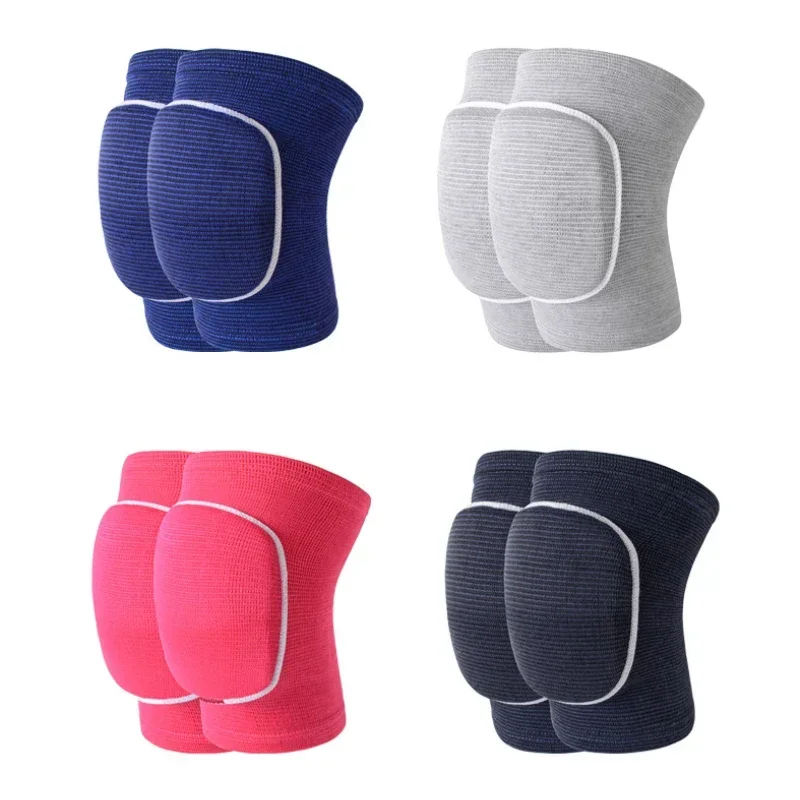 Sports Compression Knee Pads Elastic Knee Protector Thickened Sponge Support for Dancing roller volleyball Training Knees Brace