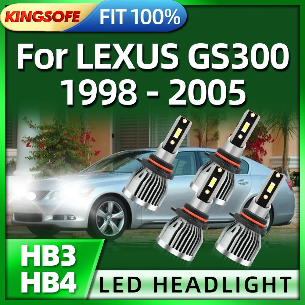 

Roadsun 26000LM 110W LED HB3 HB4 Car LED Light Auto Headlight 6000K For LEXUS GS300 1998 1999 2000 2001 2002 2003 2004 2005