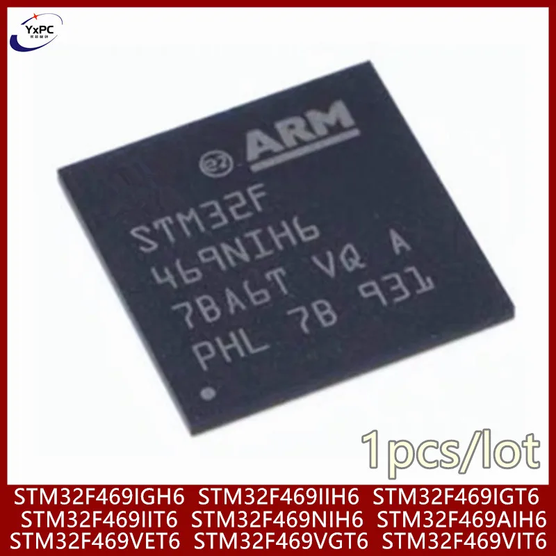 

STM32F469VET6 STM32F469VGT6 STM32F469VIT6 STM32F469IGH6 STM32F469IIH6 STM32F469IGT6 STM32F469IIT6 STM32F469NIH6 STM32F469AIH6