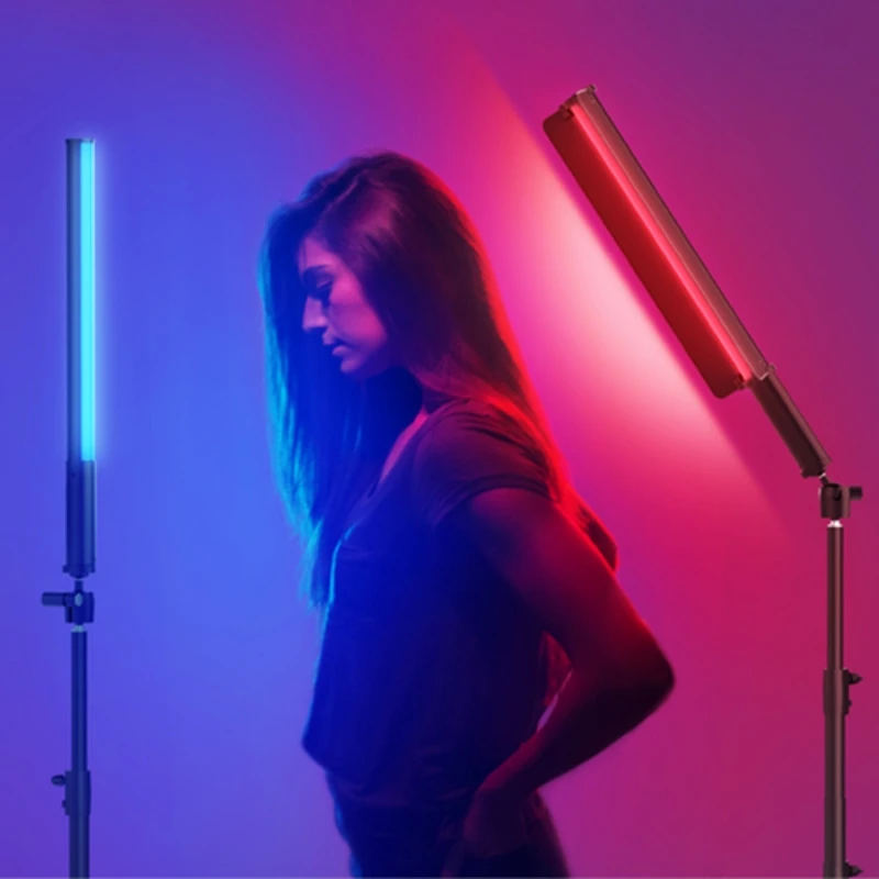 LUXCEO P520 핸드헬드 RGB 라이트 스틱 LED 비디오 라이트 52cm/20.59인치 2500K-6500K 사진 스튜디오 사진 조명 바운드도어 포함