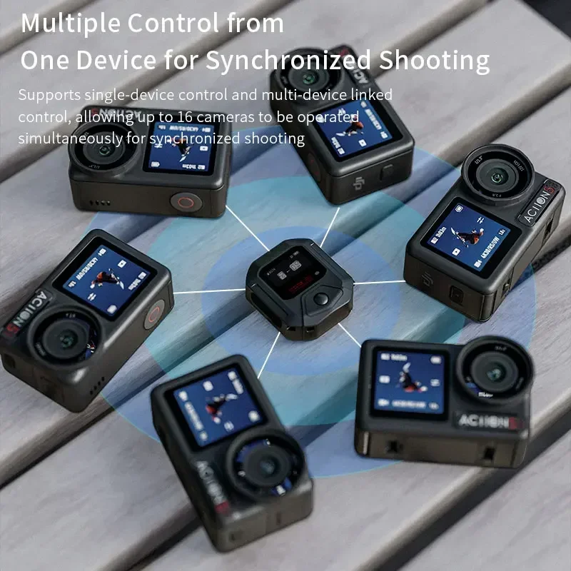 Action 5 Pro GPS Bluetooth Remote Controller 25M Wireless Remote Control Wrist Watch For DJI Action 6 4 Sport Camera Accessories