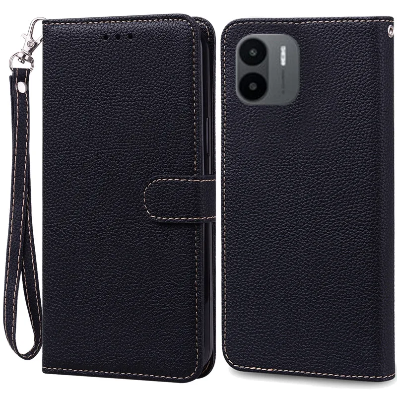Leather Flip Wallet Phone Case - Elegant Book Style Cover, Durable Protection, Sleek Design