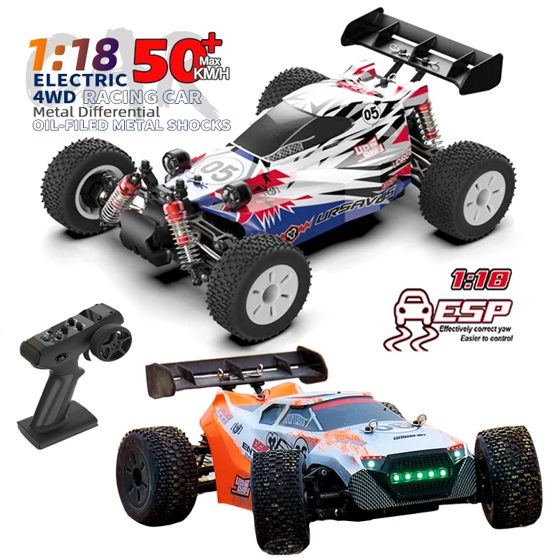 Udirc 1/18 Ud1805 Ud1806 Pro Rc Auto Motore Brushless 2.4Ghz 50 Km/H Ad Alta Velocità Fuoristrada 4X4 Telecomando Auto Da Corsa Per Adulti