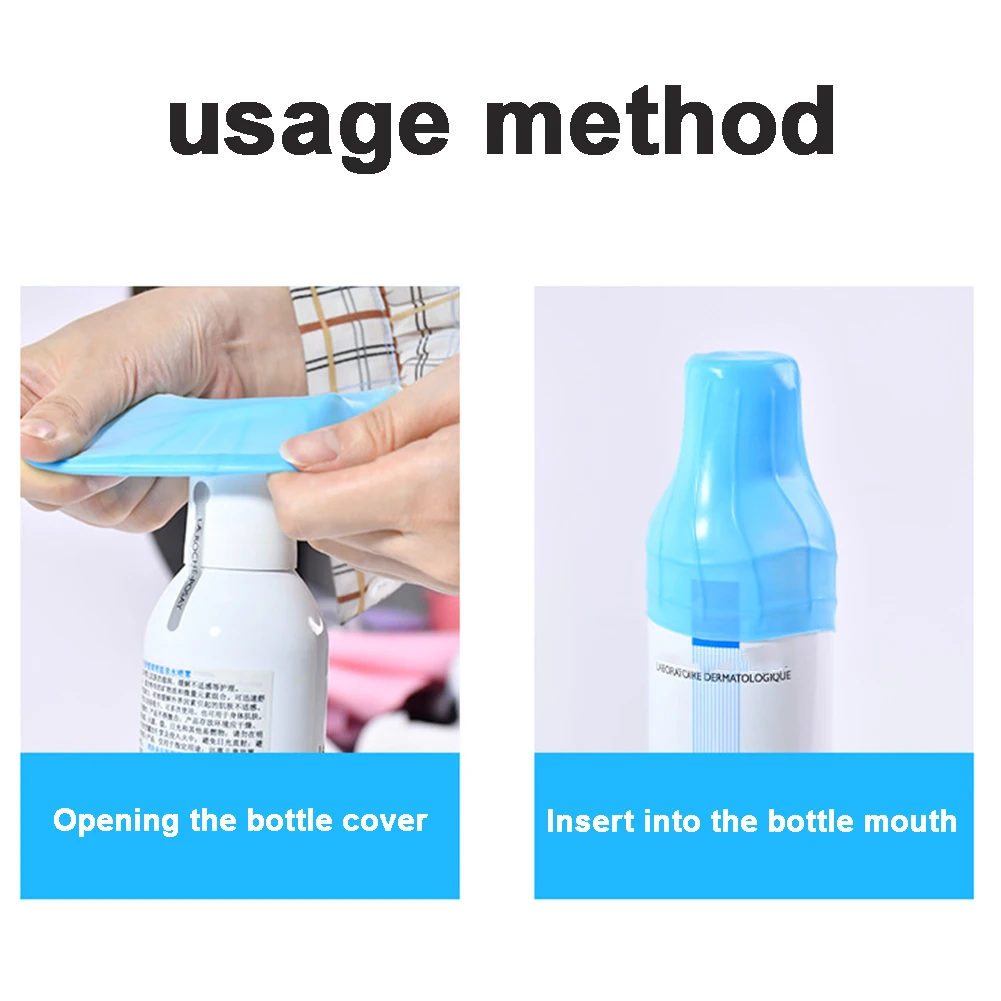 8 Custodie In Silicone Per Bottiglie Da Viaggio - Antiperdita Per Shampoo E Bagnoschiuma - Foto 4