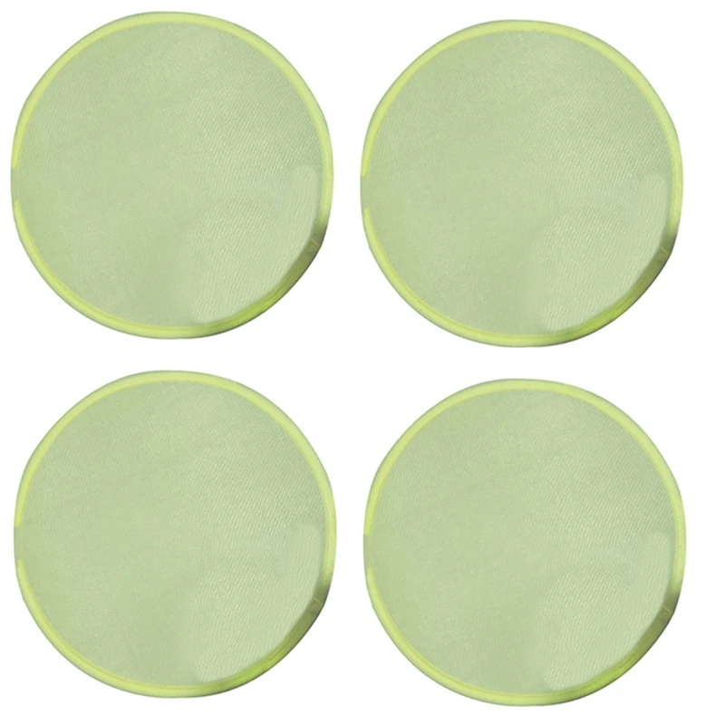 

4X Foldable Round Fan-Yellow