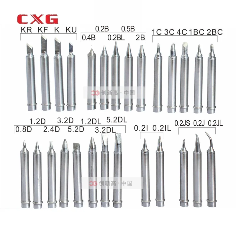CXG C9 Soldering Tips Stings Series For C60W DS60S DS90S DS110S  K3 Serise Lead-Free Unleaded Soldering Iron Sting Nozzles