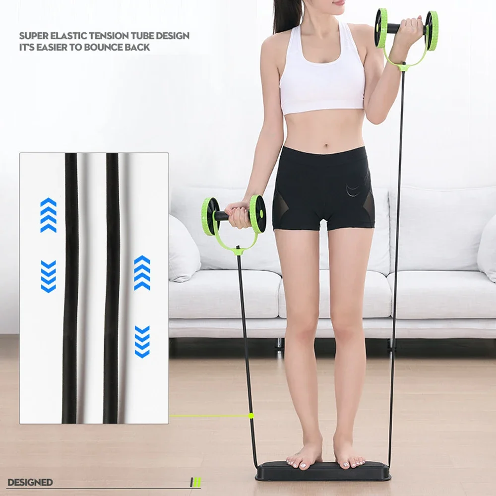 Ab Roller for Abs Workout Multifunctional Thicker No Noise Ab Roller Wheel  Exercise Equipment Easy to Use Ab Roller Body Shaping