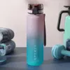 Gradient Water Bottle - 1000ml/600ml/750ml Capacity Outdoor Camping Gym Suitable Holiday Gift Birthday 4