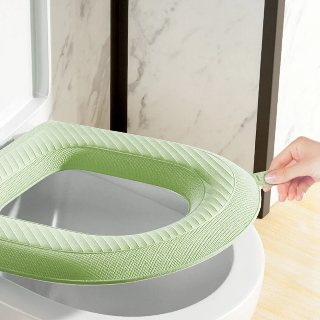 Toilet Seat Cover Cushion Washable Bathroom Accessories