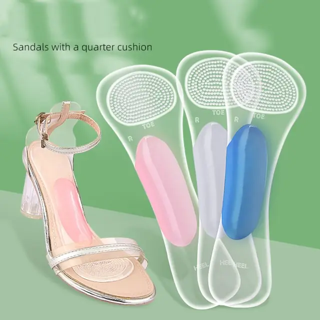 Gelsohlen Schuheinlagen Damen BESPORTBLE Gel-Einlegesohlen