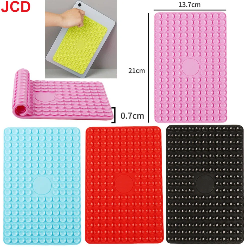 Double-Sided Silicone Suction Pad for Secure Tablet Mounting