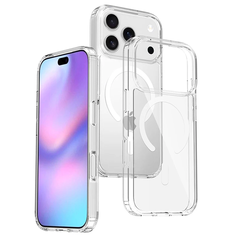 Magnetic Clear Shockproof Soft Shell Case
