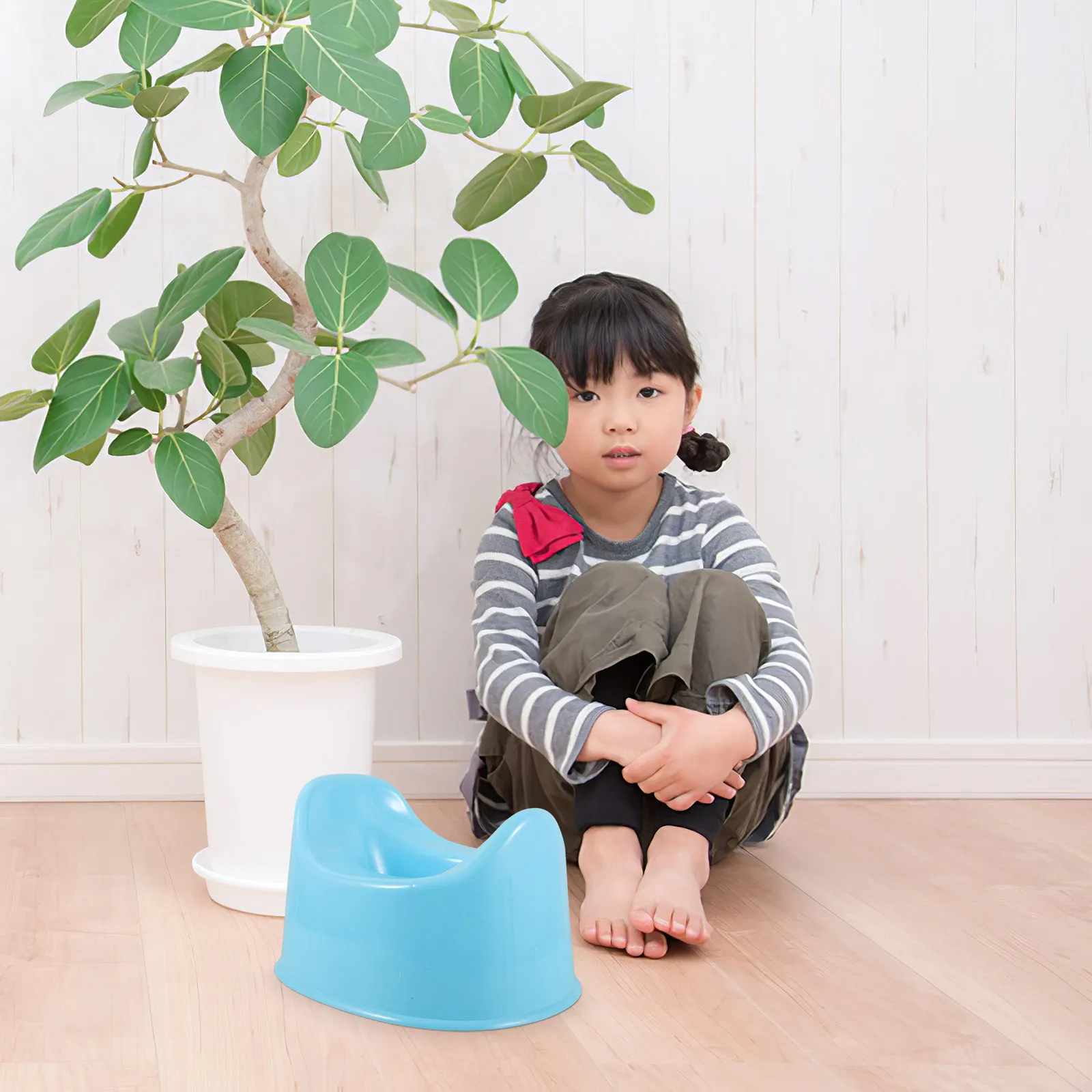 휴대용 여행용 변기, 두꺼운 플라스틱 소재 일체형 디자인의 용 변기 시트