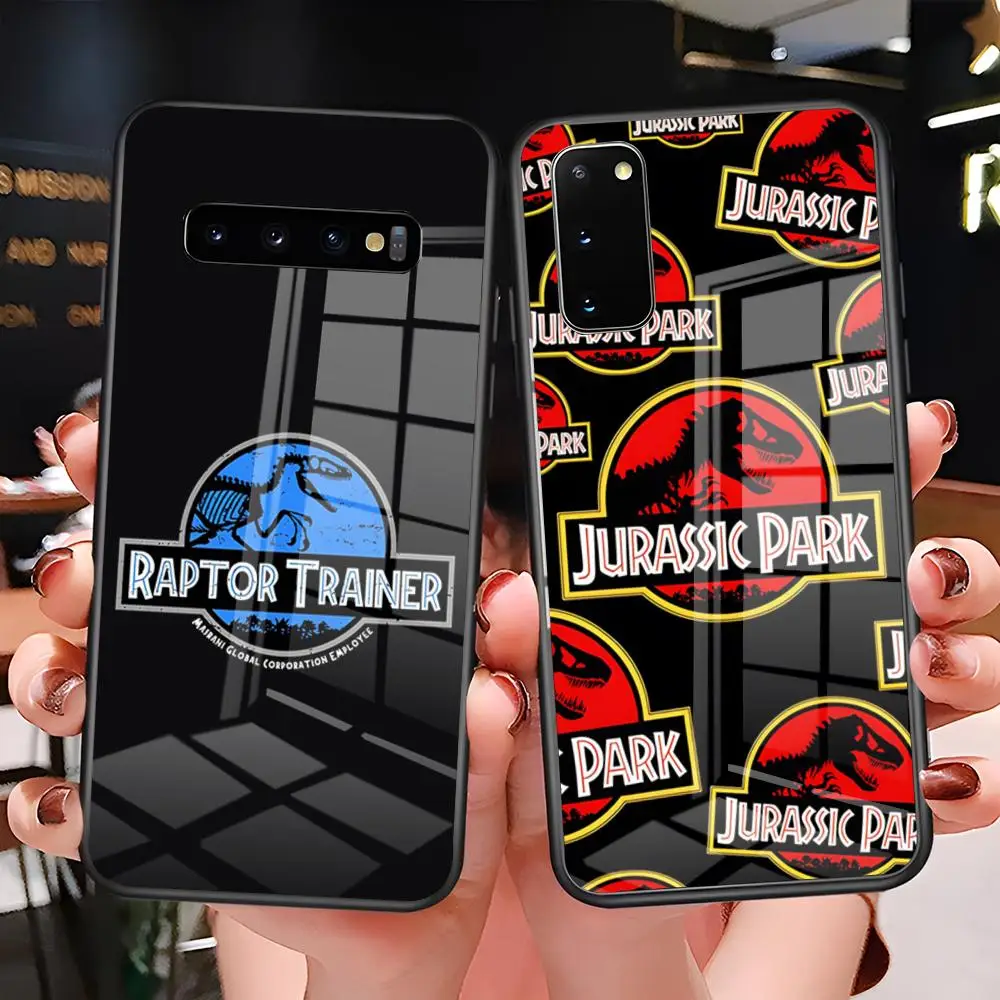 Jurassic Park Dinosaur World Glass Phone Case