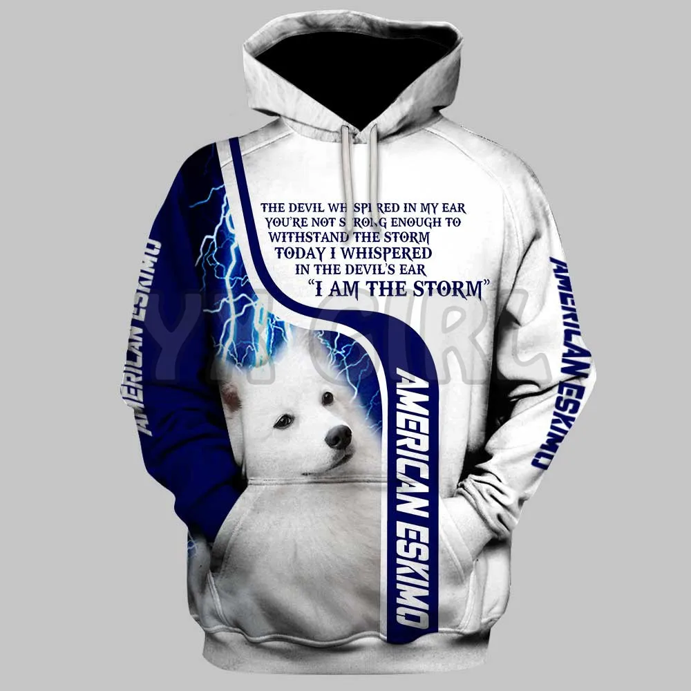 Lightning Borzoi  3D Printed Hoodies  Unisex Pullovers Funny Dog Hoodie Casual Street Tracksuit